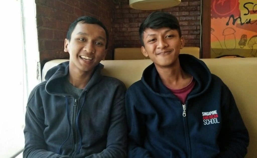 Graduates Rustandi and Ardiansyah