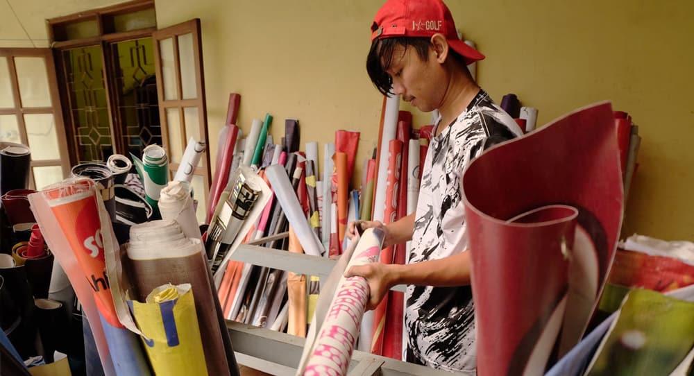 Man-sorting-trash Man-sorting-trash