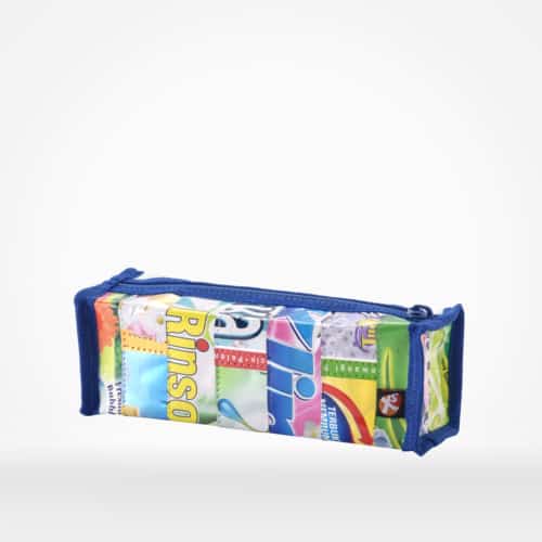 Pencil case by XSProject made from recycled plastic pouches